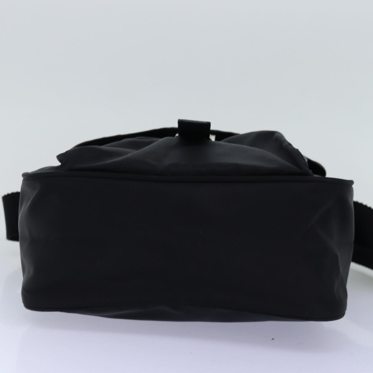 PRADA Shoulder Bag Nylon Black Auth yk12365