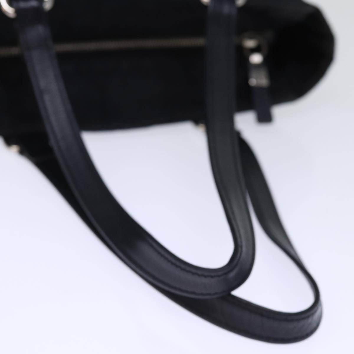 PRADA Hand Bag Nylon Black Auth yk12366