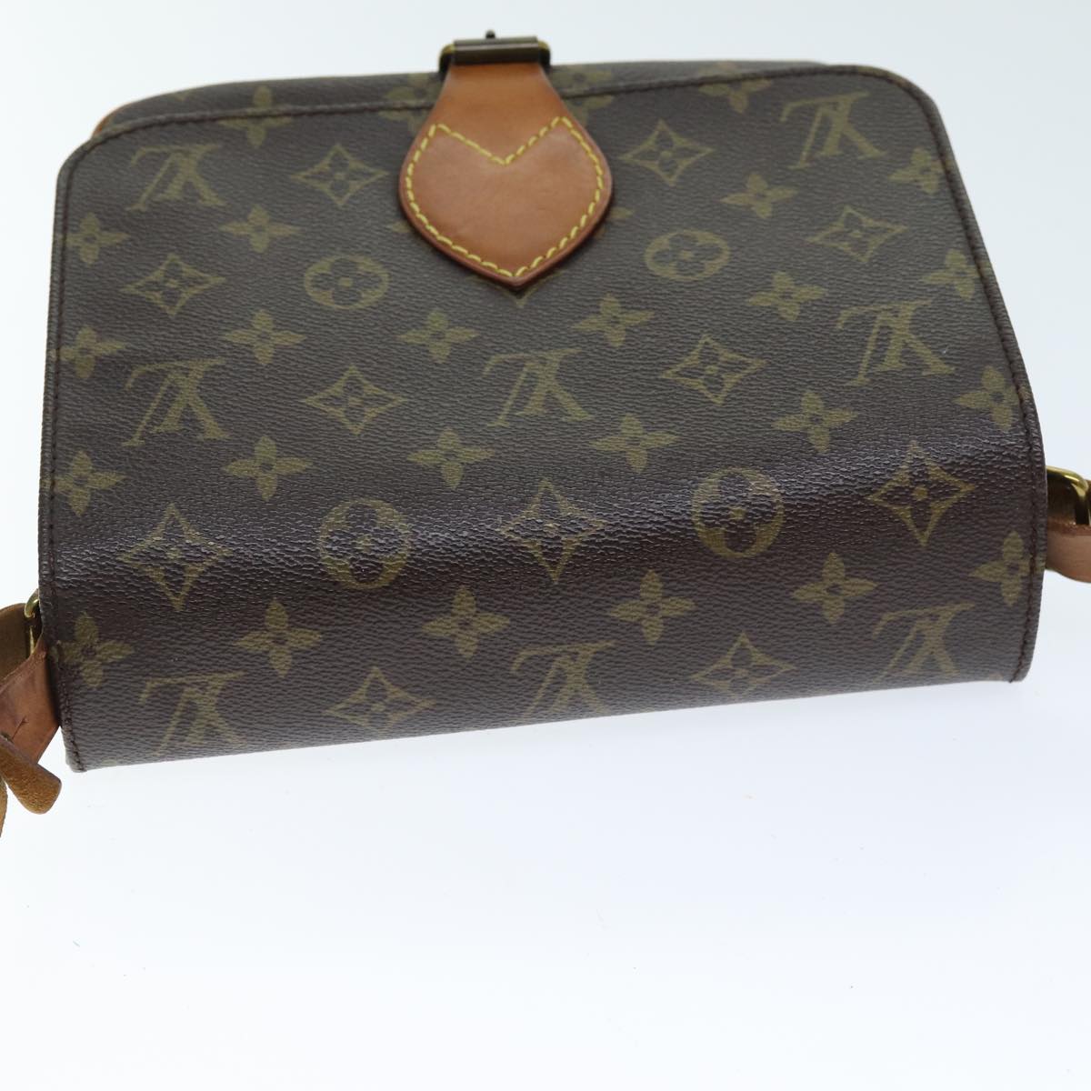 LOUIS VUITTON Monogram Cartouchiere MM Shoulder Bag M51253 LV Auth yk12384