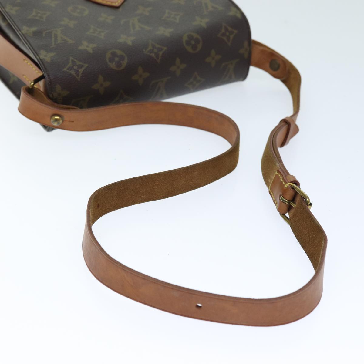 LOUIS VUITTON Monogram Cartouchiere MM Shoulder Bag M51253 LV Auth yk12384