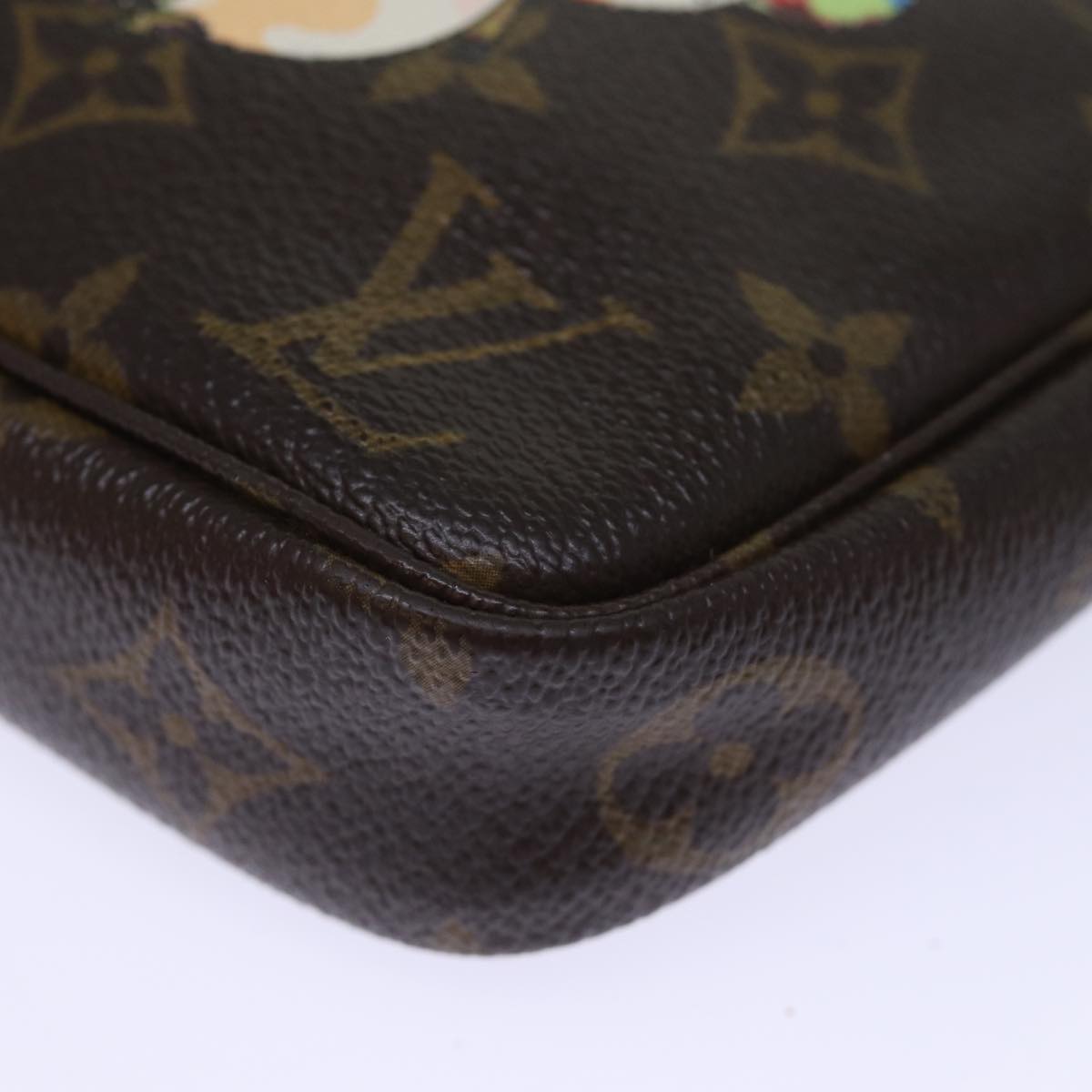 LOUIS VUITTON Monogram Panda Pochette Accessoires Pouch M51981 LV Auth yk12396