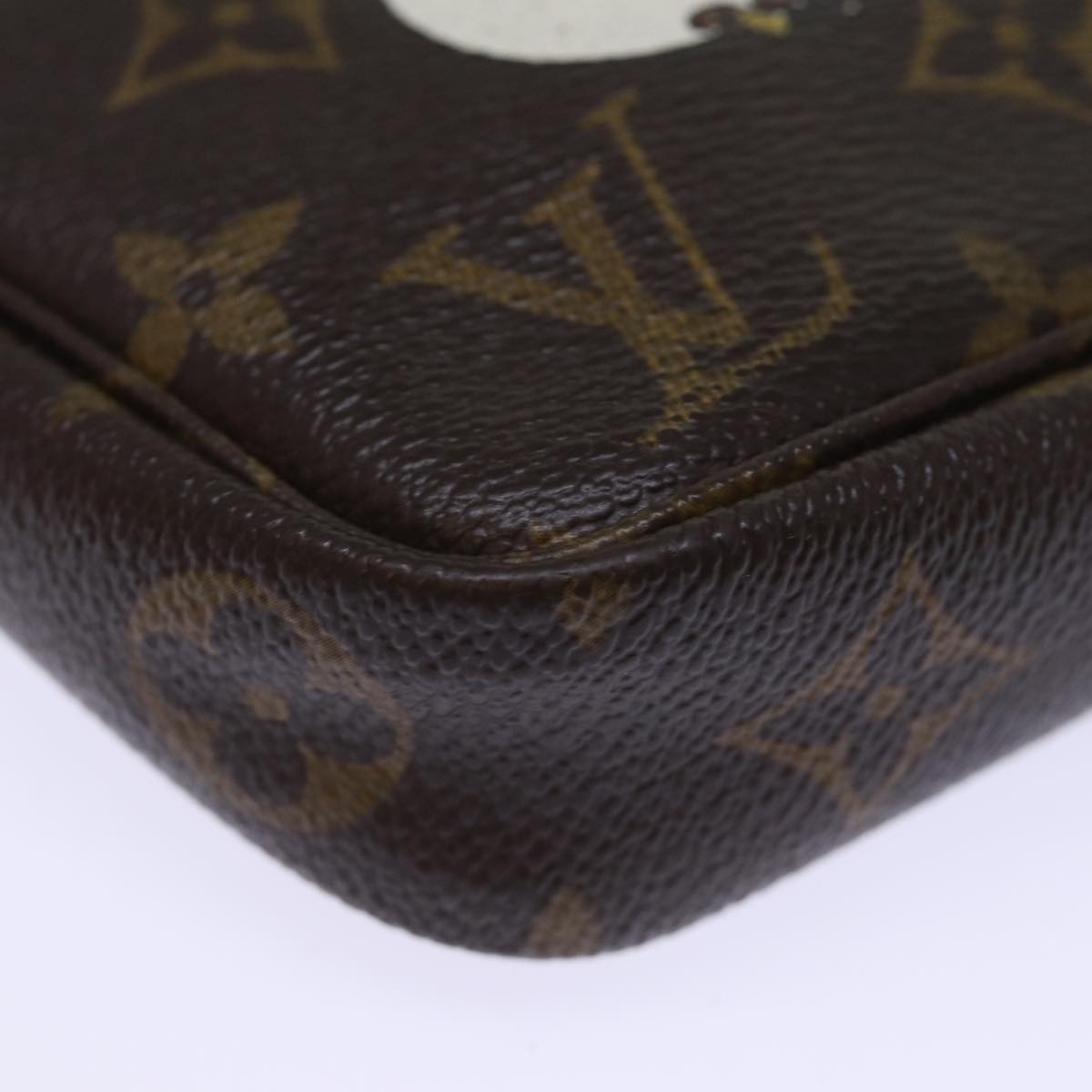 LOUIS VUITTON Monogram Panda Pochette Accessoires Pouch M51981 LV Auth yk12396