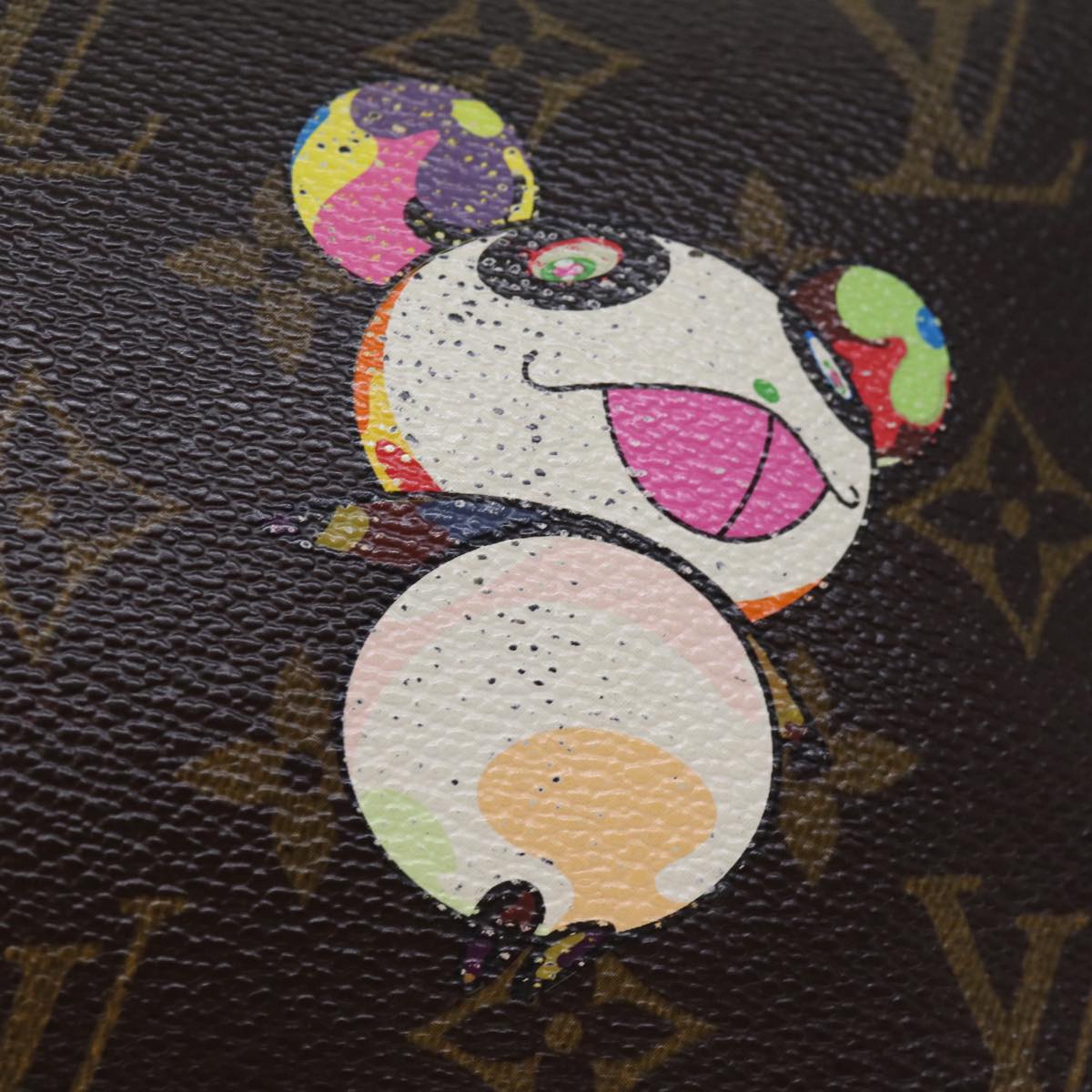 LOUIS VUITTON Monogram Panda Pochette Accessoires Pouch M51981 LV Auth yk12396