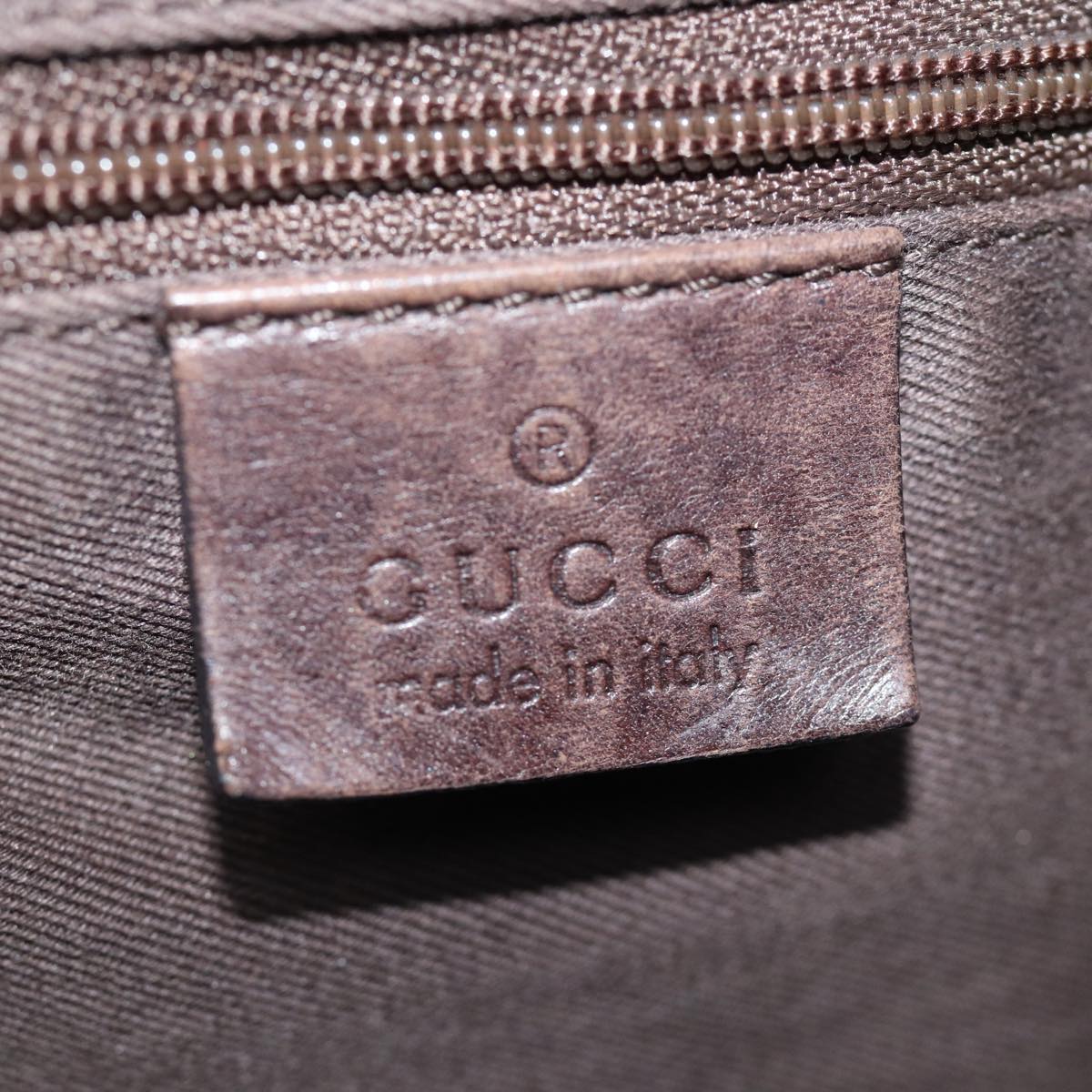 GUCCI GG Canvas Shoulder Bag Brown 101292 Auth yk12397