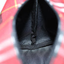 BURBERRY Nova Check Hand Pouch Nylon Red Auth yk12413-17