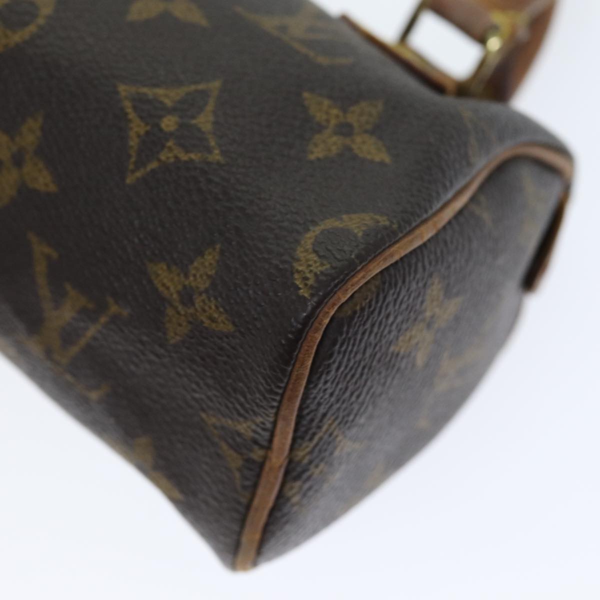 LOUIS VUITTON Monogram Mini Speedy Hand Bag M41534 LV Auth yk12427