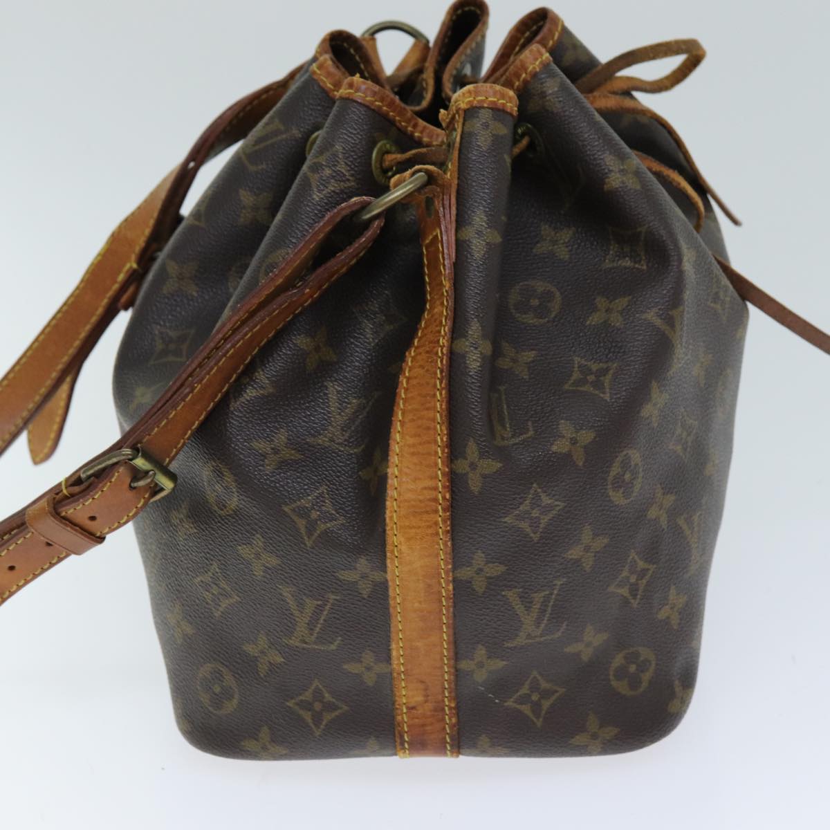 LOUIS VUITTON Monogram Petit Noe Shoulder Bag M42226 LV Auth yk12448