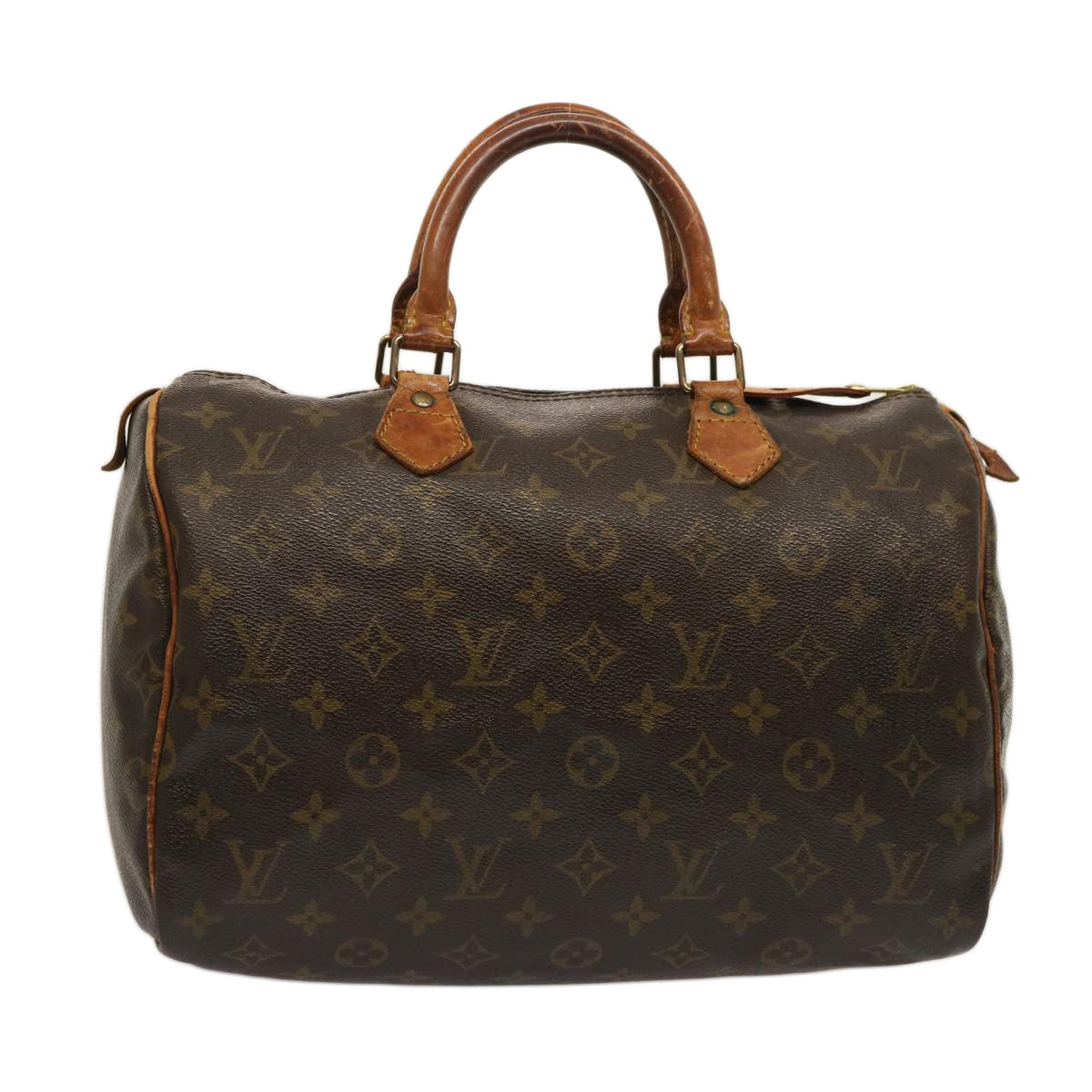 LOUIS VUITTON Monogram Speedy 30 Hand Bag M41526 LV Auth yk12498