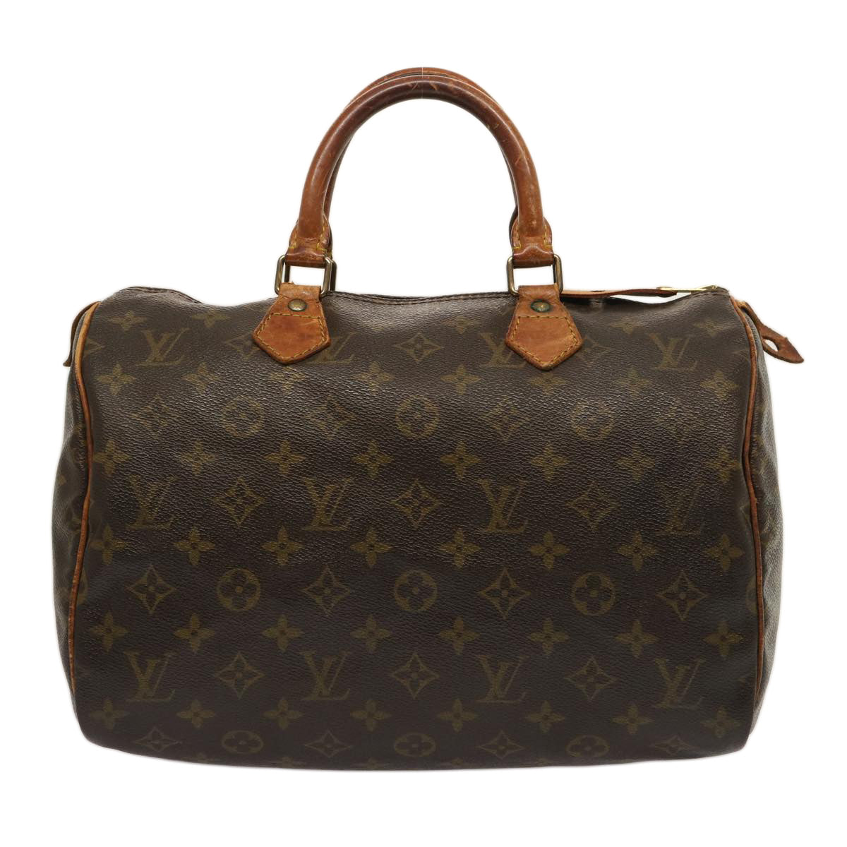 LOUIS VUITTON Monogram Speedy 30 Hand Bag M41526 LV Auth yk12498