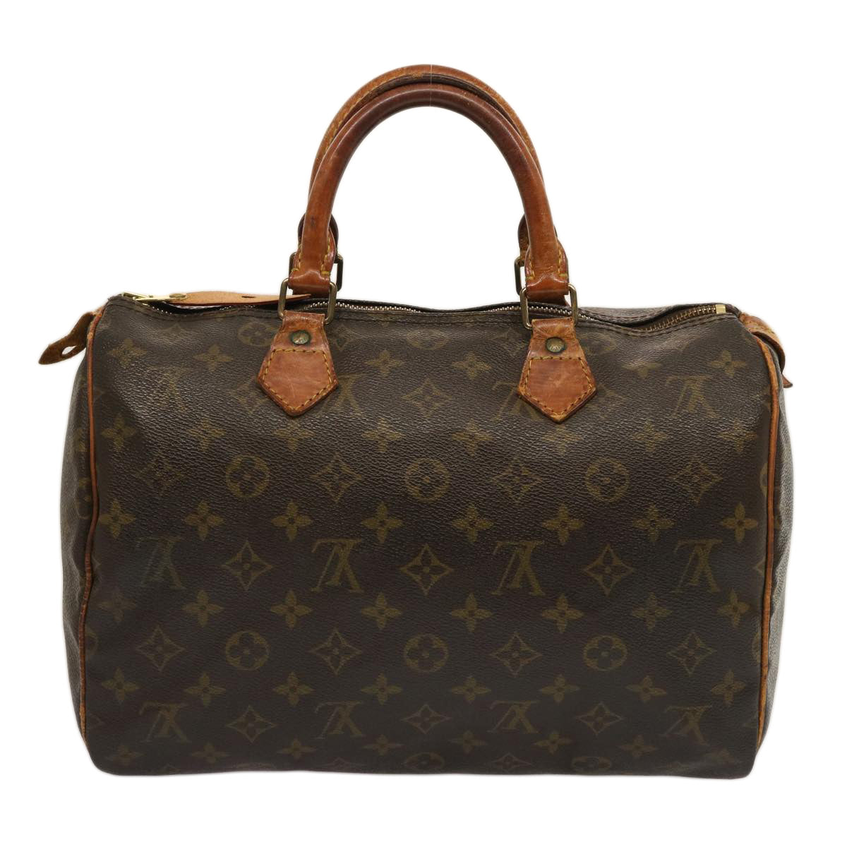 LOUIS VUITTON Monogram Speedy 30 Hand Bag M41526 LV Auth yk12498