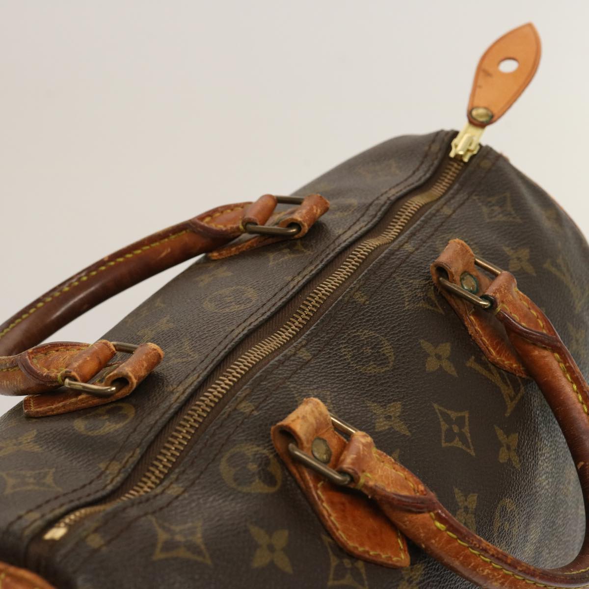 LOUIS VUITTON Monogram Speedy 30 Hand Bag M41526 LV Auth yk12498