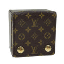 LOUIS VUITTON Monogram Jewelry Case Jewelry Box LV Auth yk12510V-1