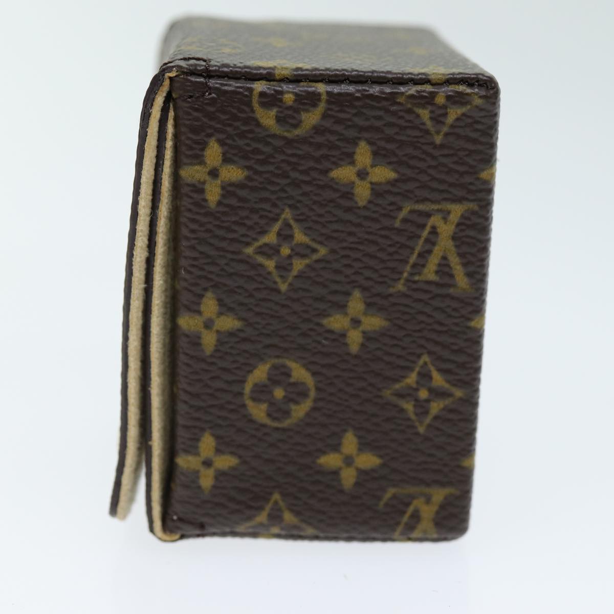 LOUIS VUITTON Monogram Jewelry Case Jewelry Box LV Auth yk12510A