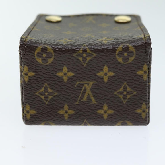 LOUIS VUITTON Monogram Jewelry Case Jewelry Box LV Auth yk12510V