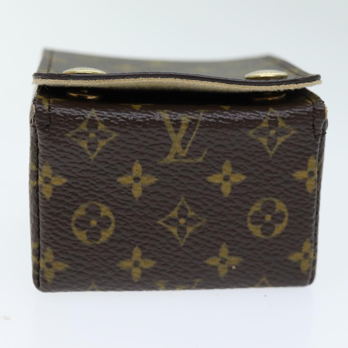 LOUIS VUITTON Monogram Jewelry Case Jewelry Box LV Auth yk12510A