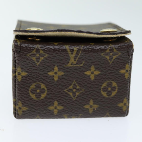 LOUIS VUITTON Monogram Jewelry Case Jewelry Box LV Auth yk12510V