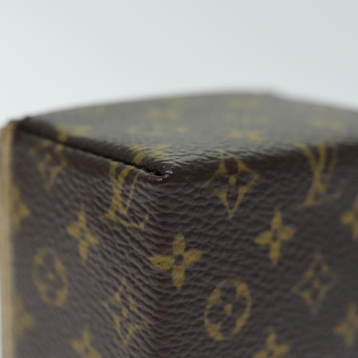 LOUIS VUITTON Monogram Jewelry Case Jewelry Box LV Auth yk12510A