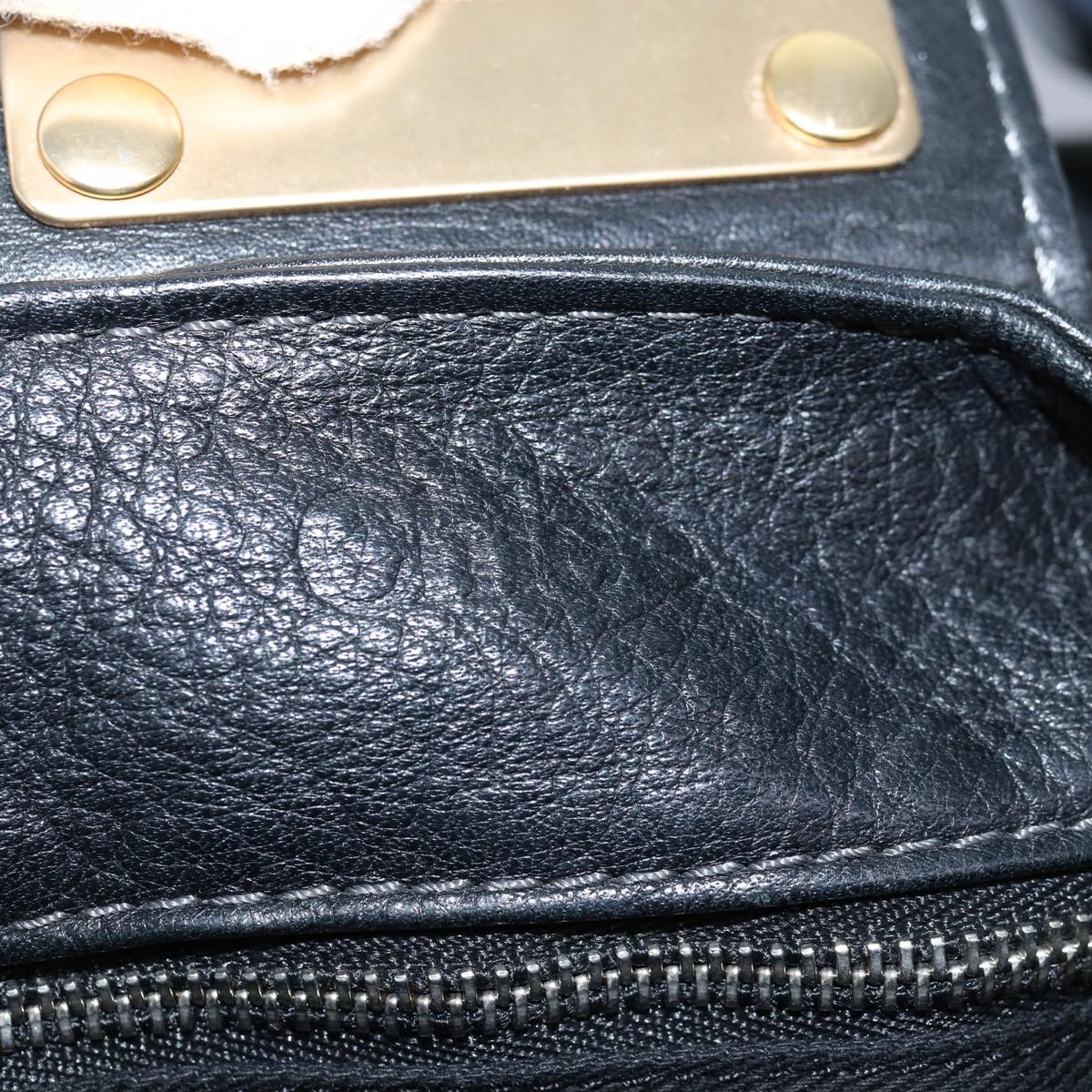 Chloe Paddington Hand Bag Leather Black Auth yk12511
