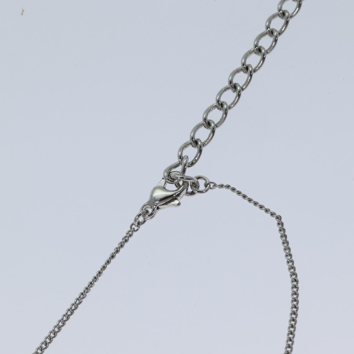 Christian Dior Necklace metal Silver Auth yk12528