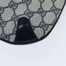 GUCCI GG Supreme Sherry Line Shoulder Bag PVC Navy Red 904 02 026 Auth yk12549-10