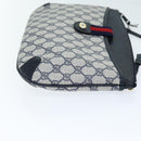 GUCCI GG Supreme Sherry Line Shoulder Bag PVC Navy Red 904 02 026 Auth yk12549-4