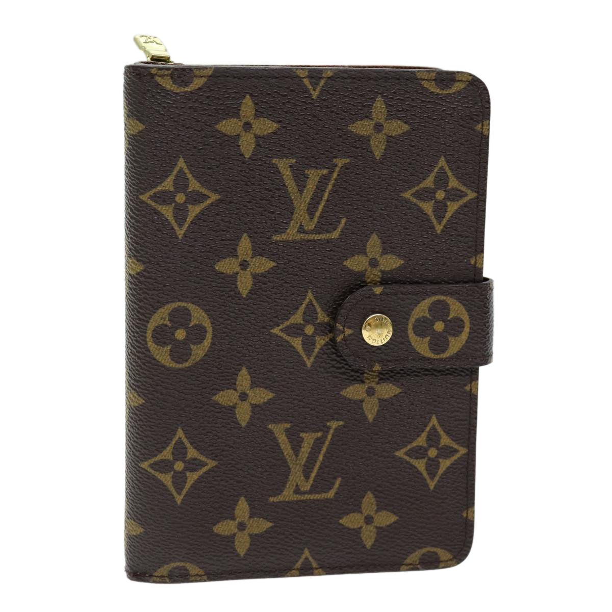 LOUIS VUITTON Monogram Porto Papie Zip Wallet M61207 LV Auth yk12557