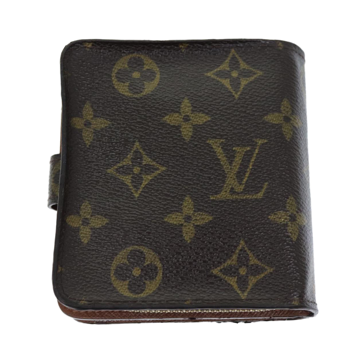 LOUIS VUITTON Monogram Compact Zip Wallet M61667 LV Auth yk12569 - 0