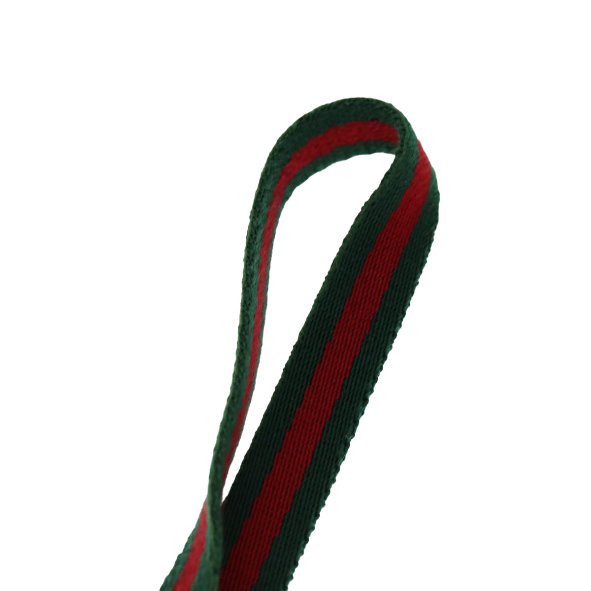 GUCCI Neck Strap Web Sherry Line Canvas Green Red 115278 Auth yk12589