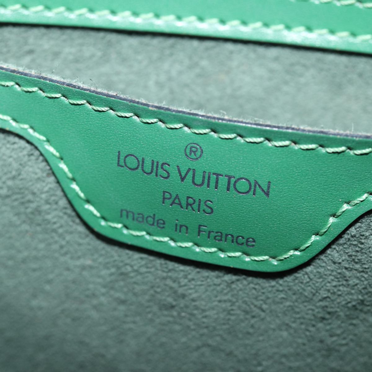 LOUIS VUITTON Epi Saint Jacques Shopping Shoulder Bag Green M52264 Auth yk12602