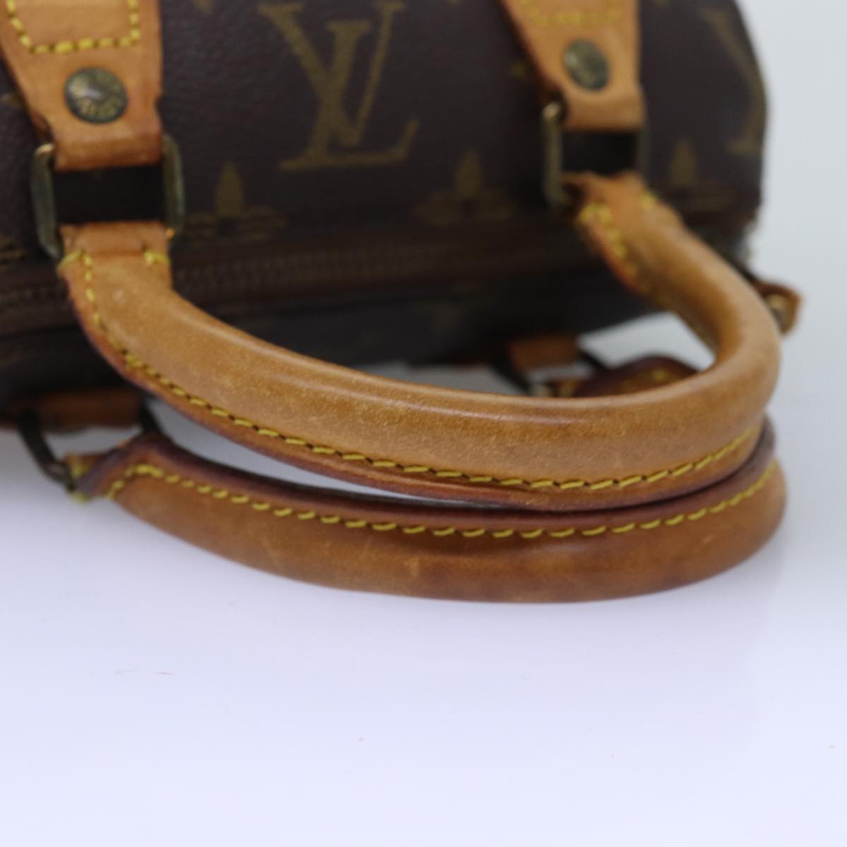 LOUIS VUITTON Monogram Mini Speedy Hand Bag 2way M41534 LV Auth yk12603