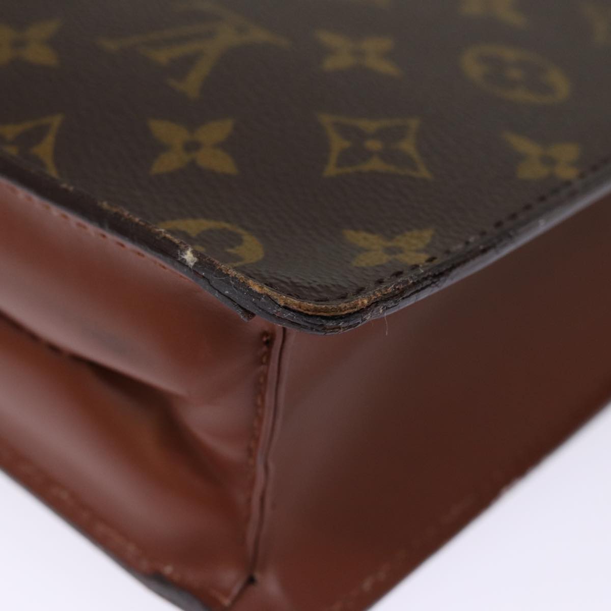 LOUIS VUITTON Monogram Porte Documents Bandouliere Bag M53338 LV Auth yk12660