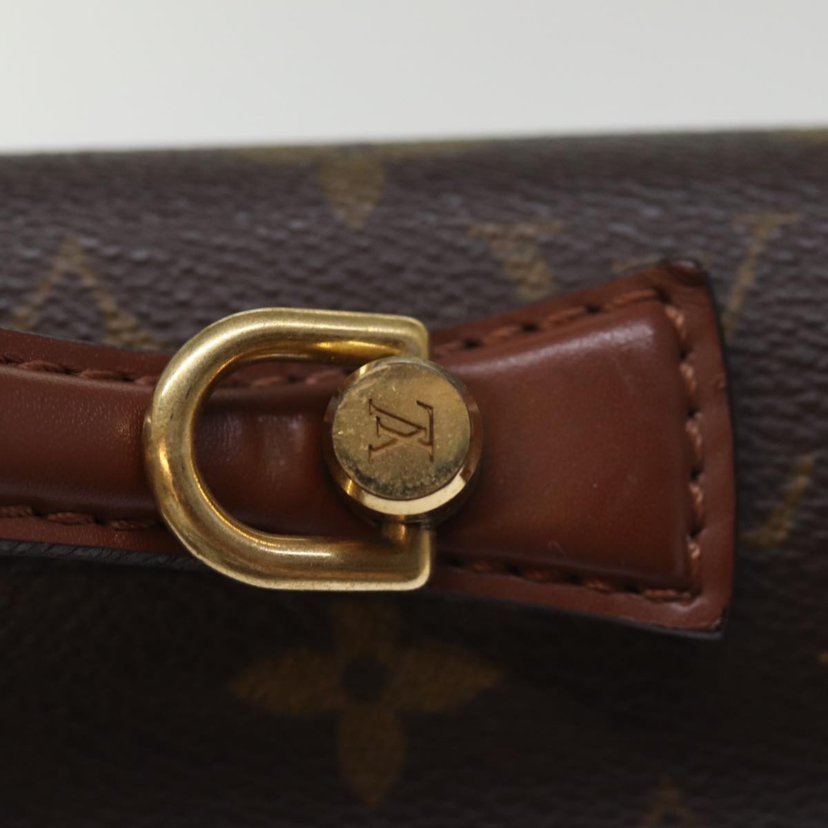 LOUIS VUITTON Monogram Porte Documents Bandouliere Bag M53338 LV Auth yk12660