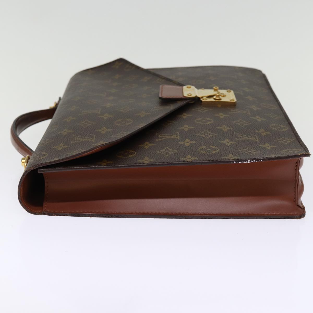 LOUIS VUITTON Monogram Porte Documents Bandouliere Bag M53338 LV Auth yk12660