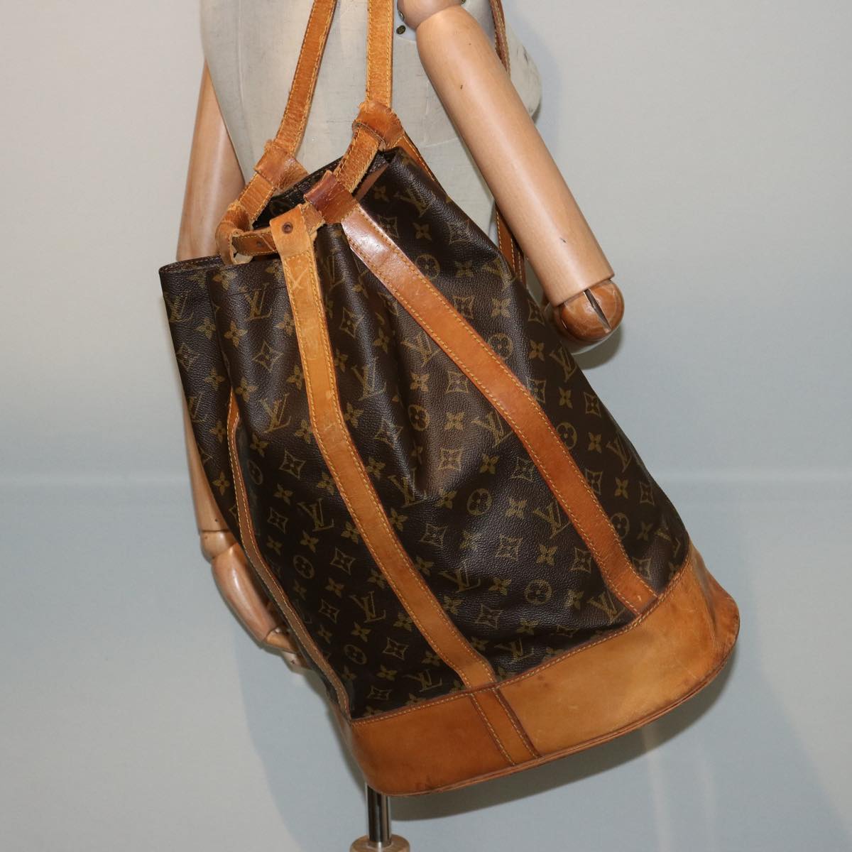 LOUIS VUITTON Monogram Randonnee GM Shoulder Bag M42244 LV Auth yk12662