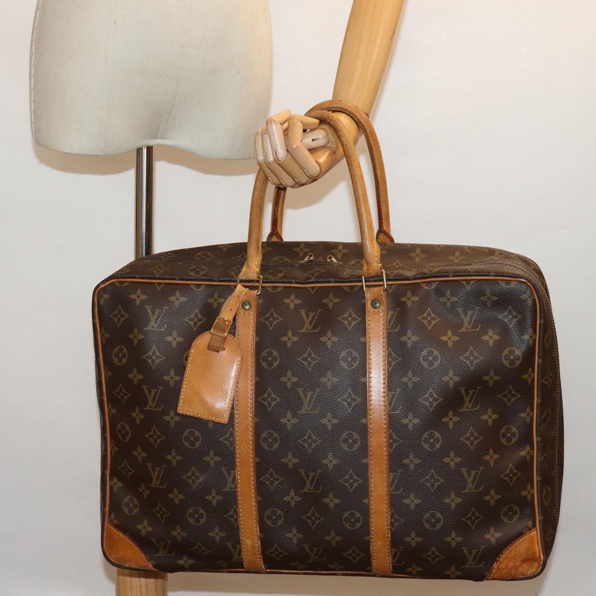 LOUIS VUITTON Monogram Sirius 45 Boston Bag M41408 LV Auth yk12666