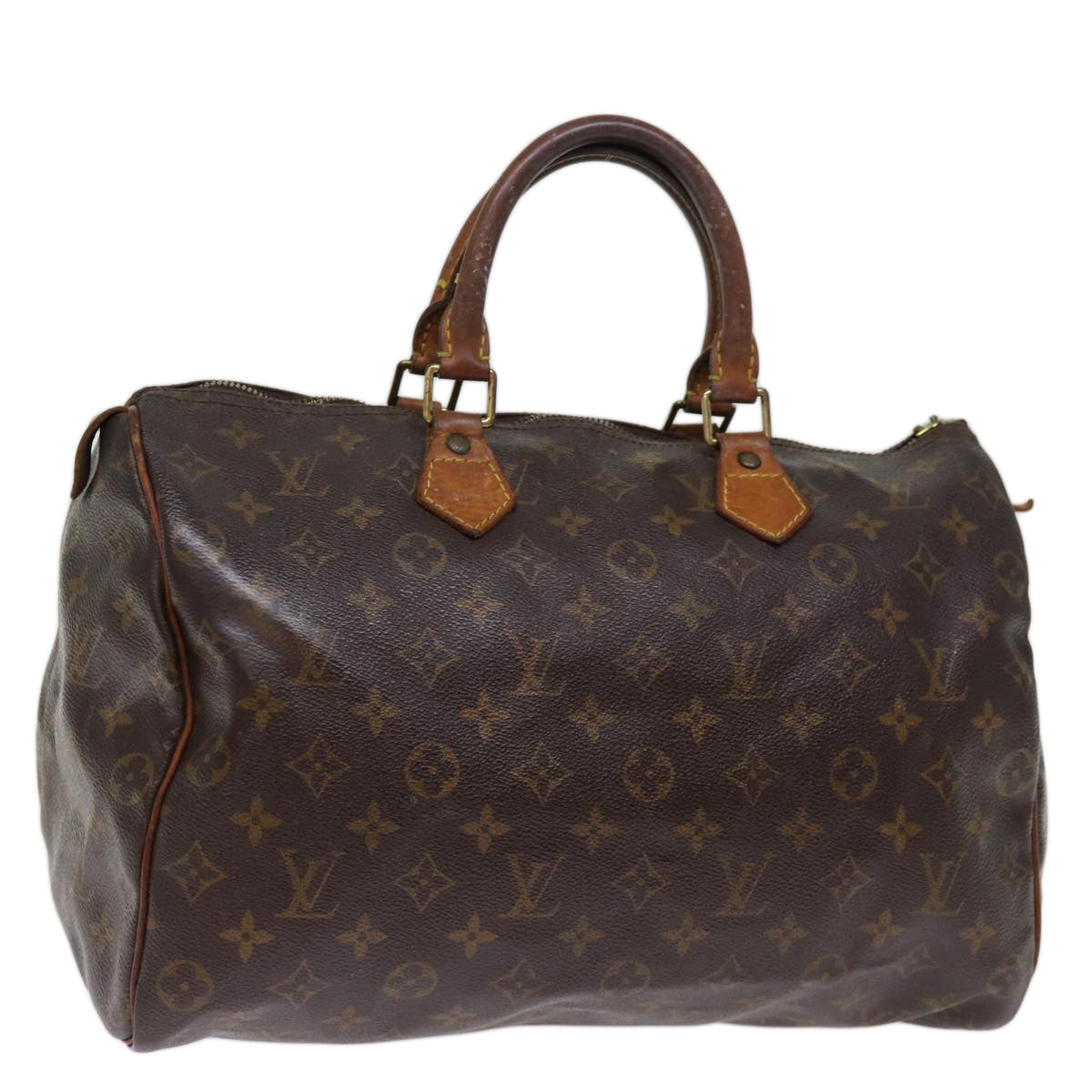 LOUIS VUITTON Monogram Speedy 35 Hand Bag M41524 LV Auth yk12667