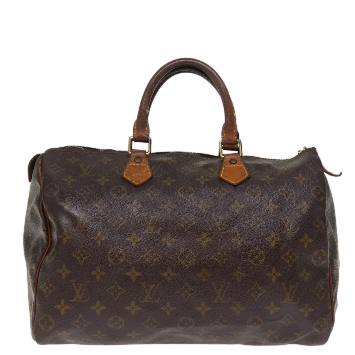 LOUIS VUITTON Monogram Speedy 35 Hand Bag M41524 LV Auth yk12667