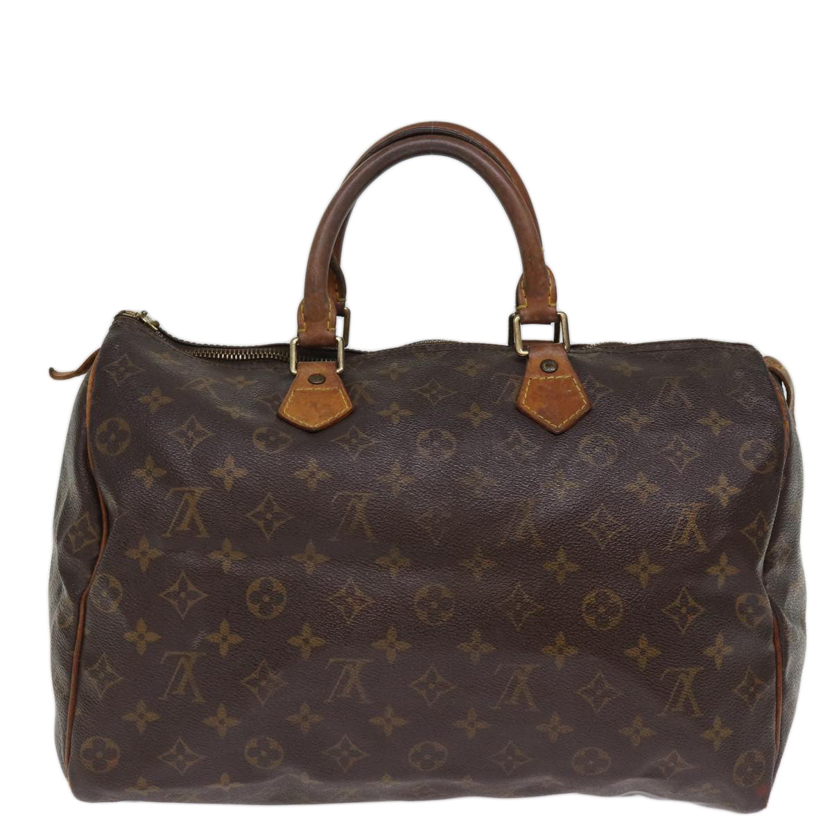 LOUIS VUITTON Monogram Speedy 35 Hand Bag M41524 LV Auth yk12667