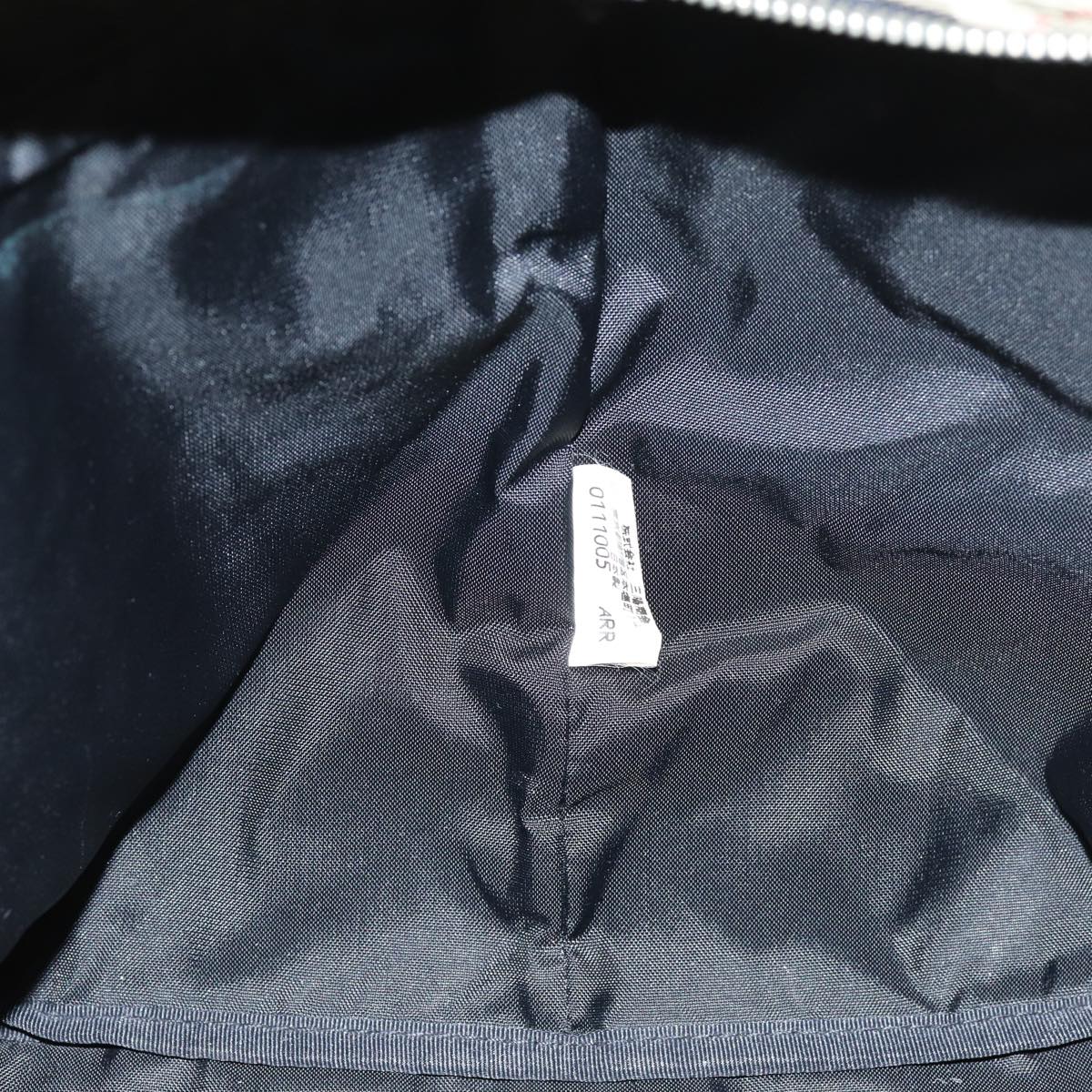 Burberrys Nova Check Blue Label Tote Bag Nylon Black Auth yk12675