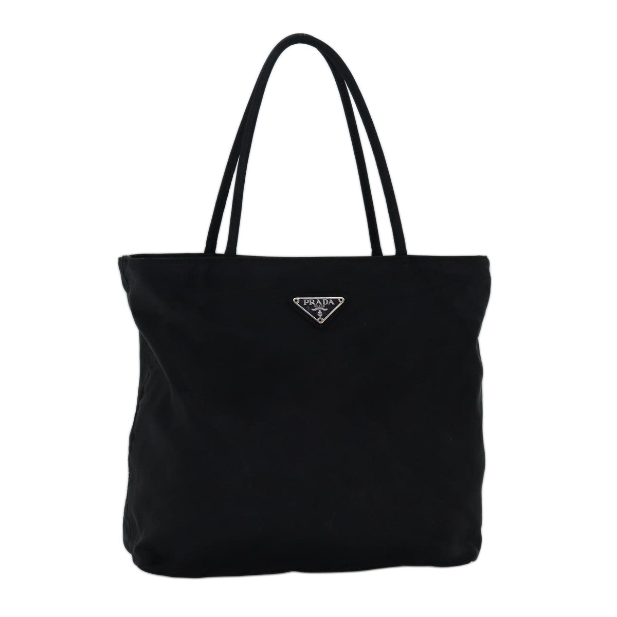 PRADA Hand Bag Nylon Black Auth yk12683