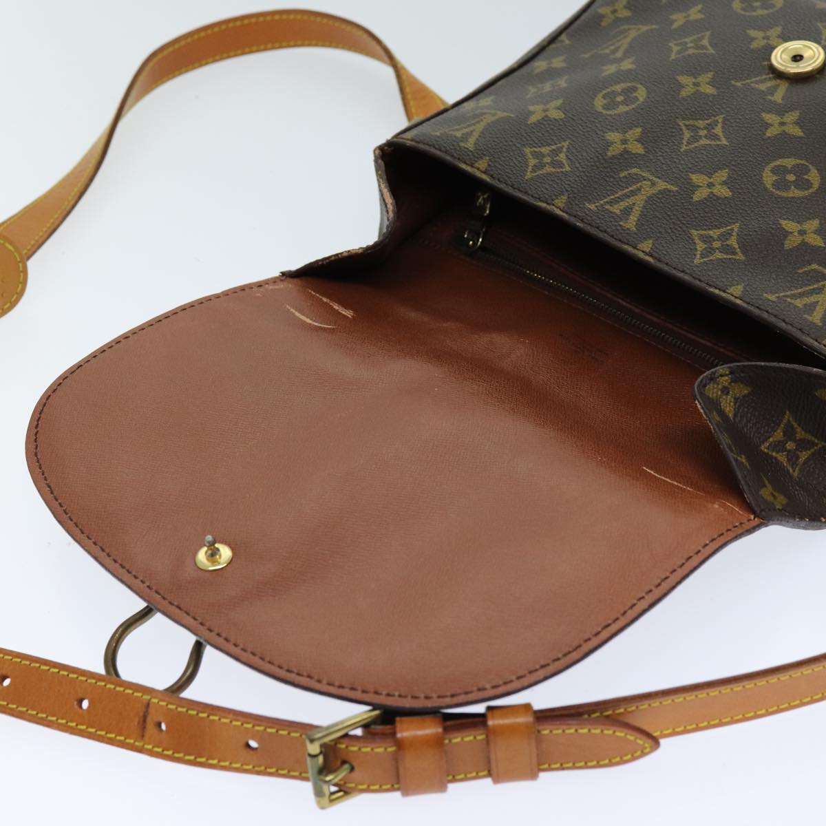 LOUIS VUITTON Monogram Saint Cloud GM Shoulder Bag M51242 LV Auth yk12705