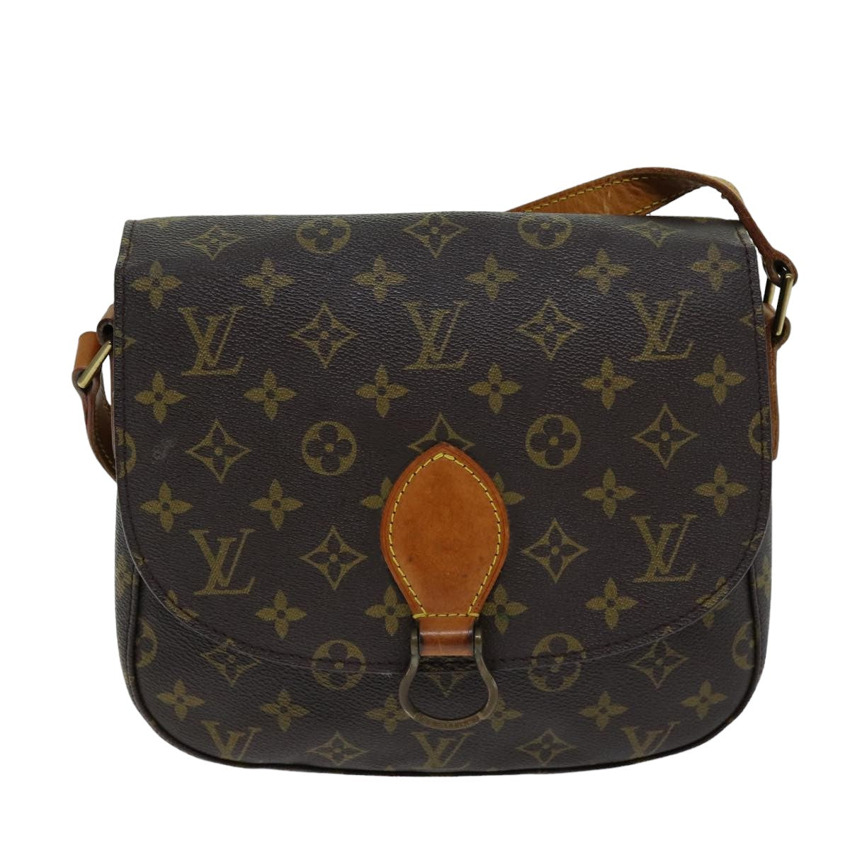 LOUIS VUITTON Monogram Saint Cloud GM Shoulder Bag M51242 LV Auth yk12705