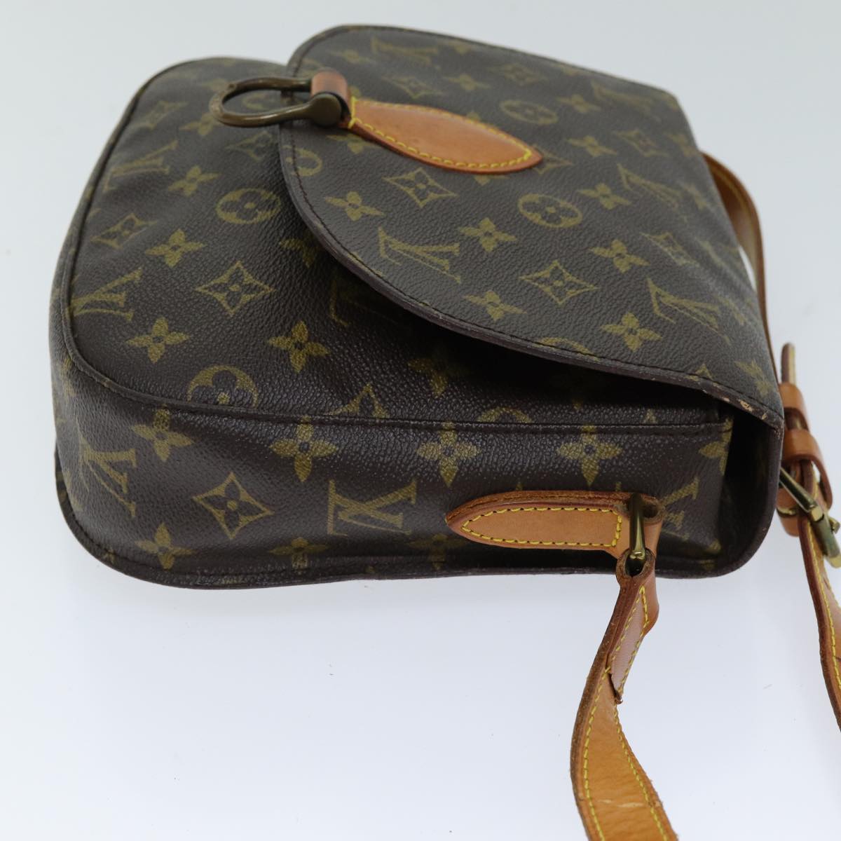 LOUIS VUITTON Monogram Saint Cloud GM Shoulder Bag M51242 LV Auth yk12705