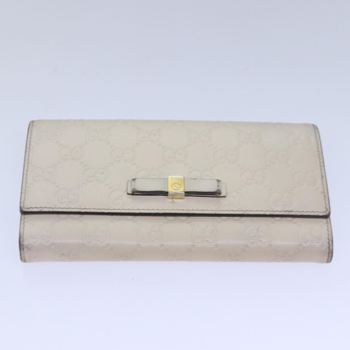 FENDI Gucci GG Canvas Wallet Leather 4Set Black Beige white Auth yk12710