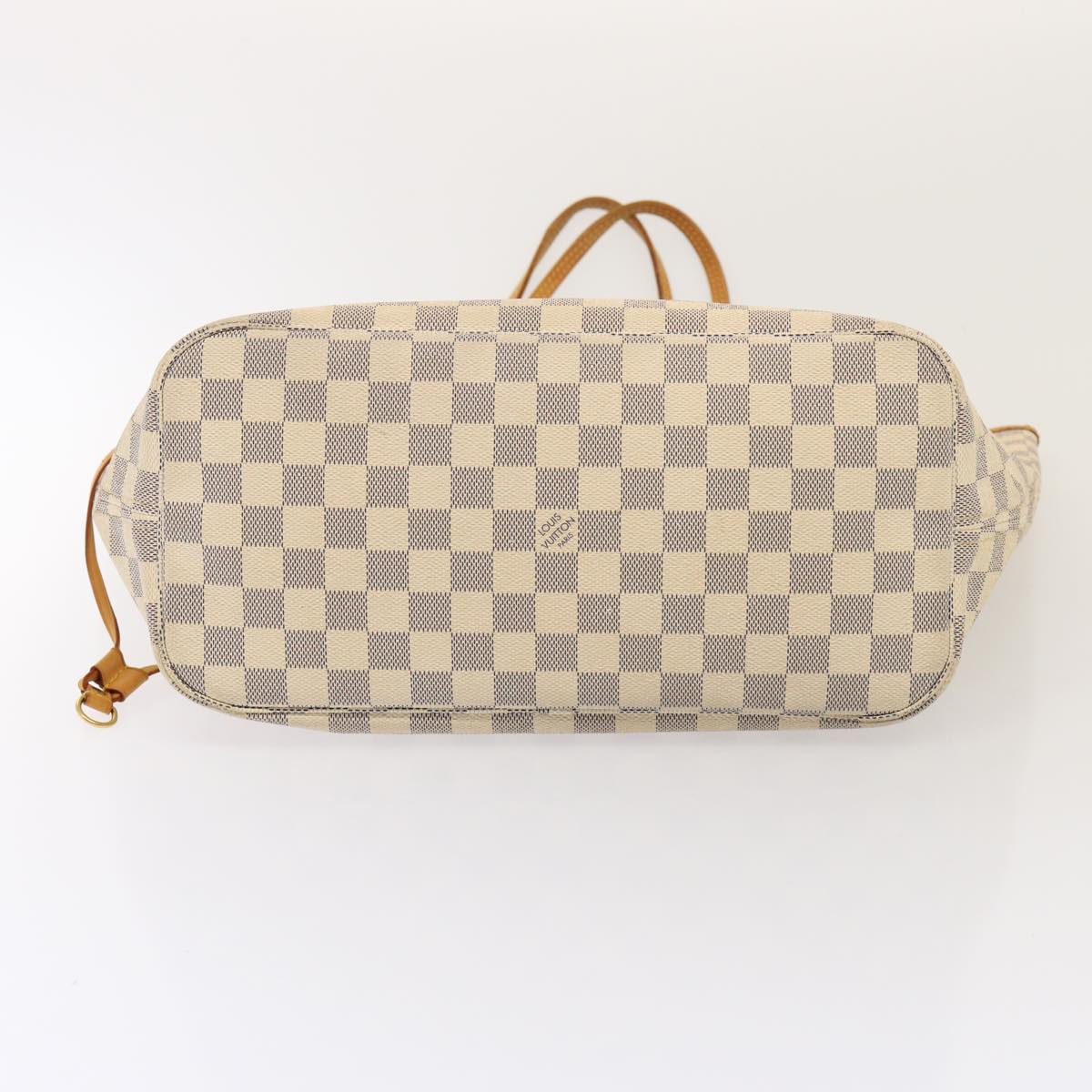 LOUIS VUITTON Damier Azur Neverfull MM Tote Bag N41605 LV Auth yk12731