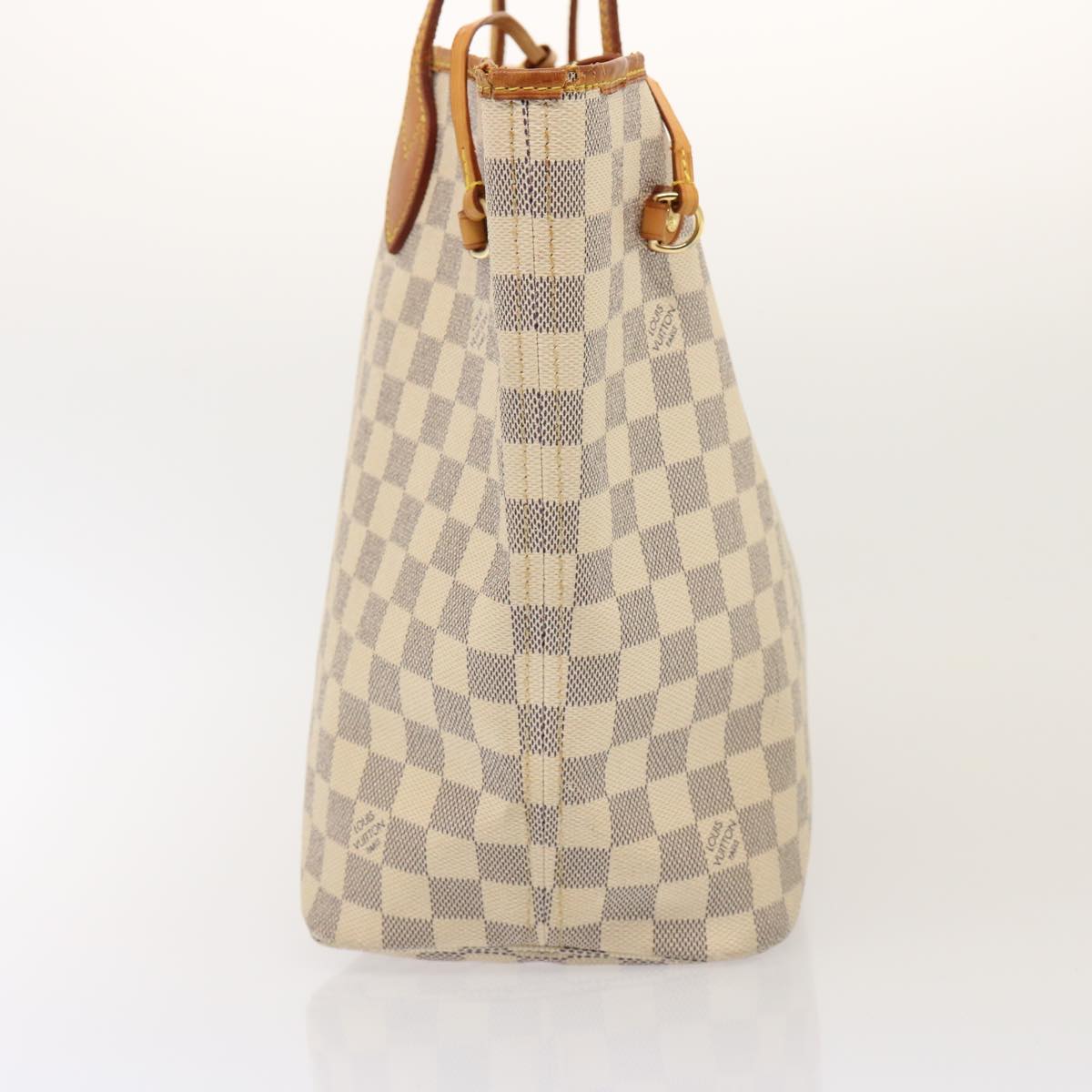 LOUIS VUITTON Damier Azur Neverfull MM Tote Bag N41605 LV Auth yk12731 - 0