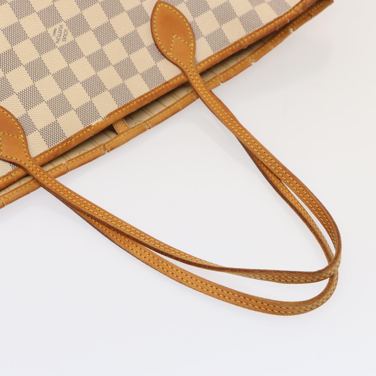 LOUIS VUITTON Damier Azur Neverfull MM Tote Bag N41605 LV Auth yk12731