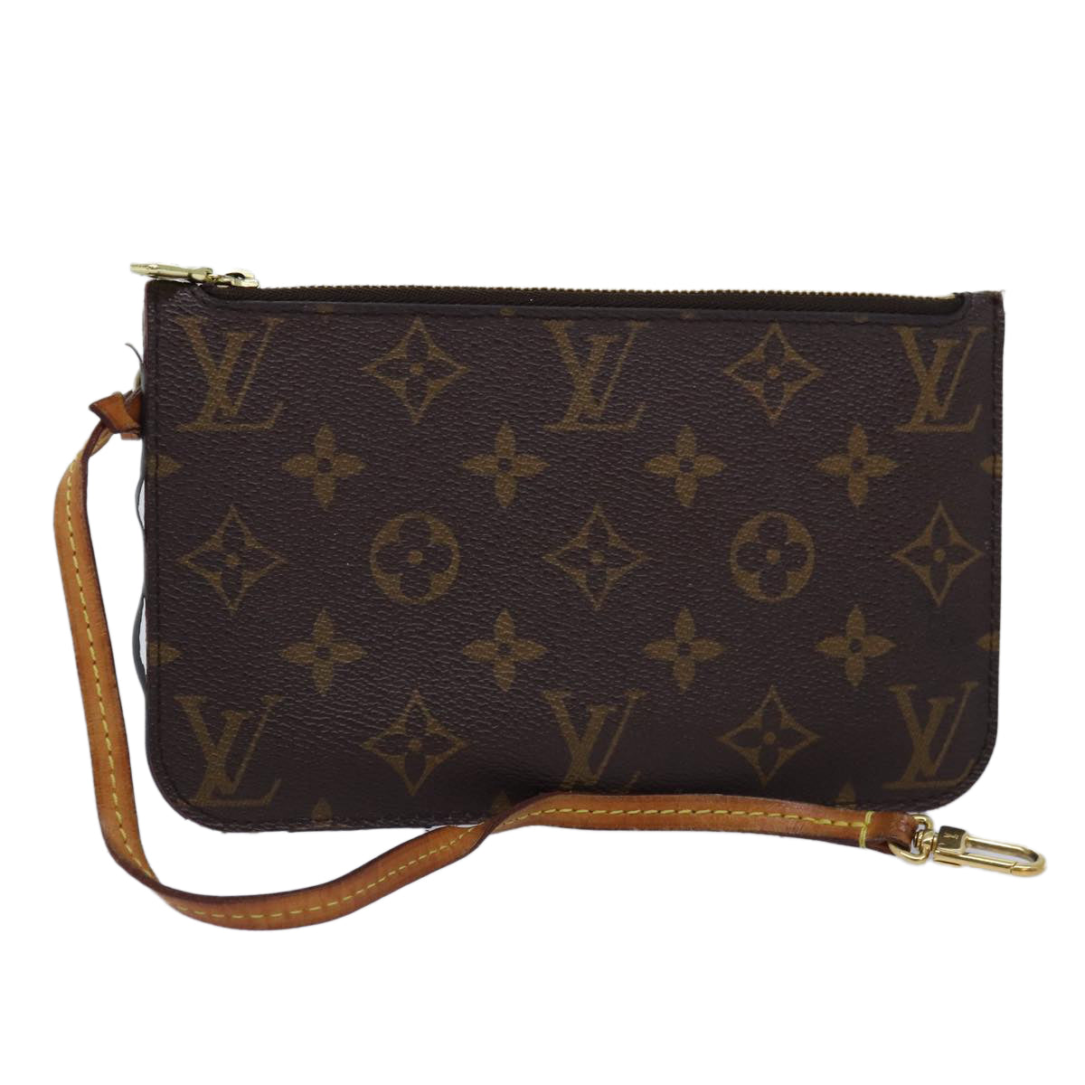 LOUIS VUITTON Monogram Neverfull PM Pouch LV Auth yk12750