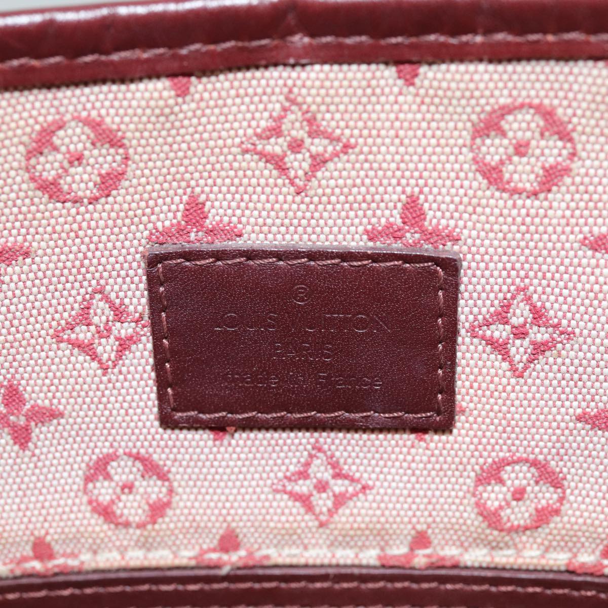 LOUIS VUITTON Monogram Mini Besace Mary Kate Bag Red M92321 LV Auth yk12788