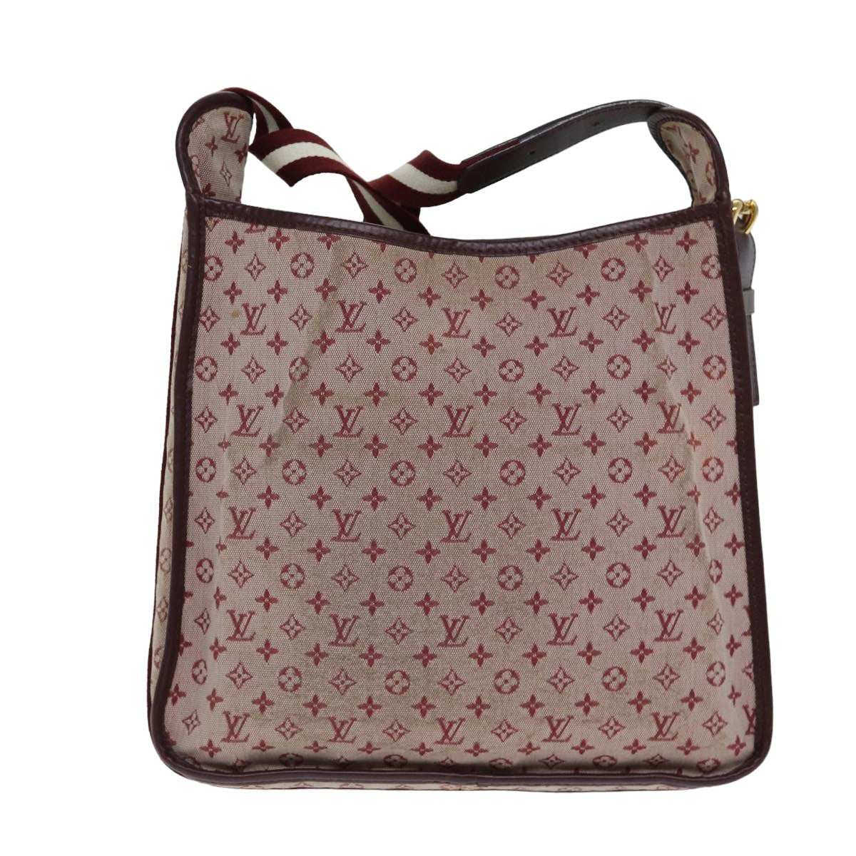 LOUIS VUITTON Monogram Mini Besace Mary Kate Bag Red M92321 LV Auth yk12788